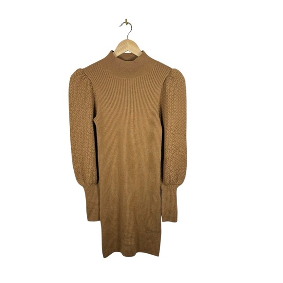Alice + Olivia Tan Long Sleeve Dress - Picture 5 of 13